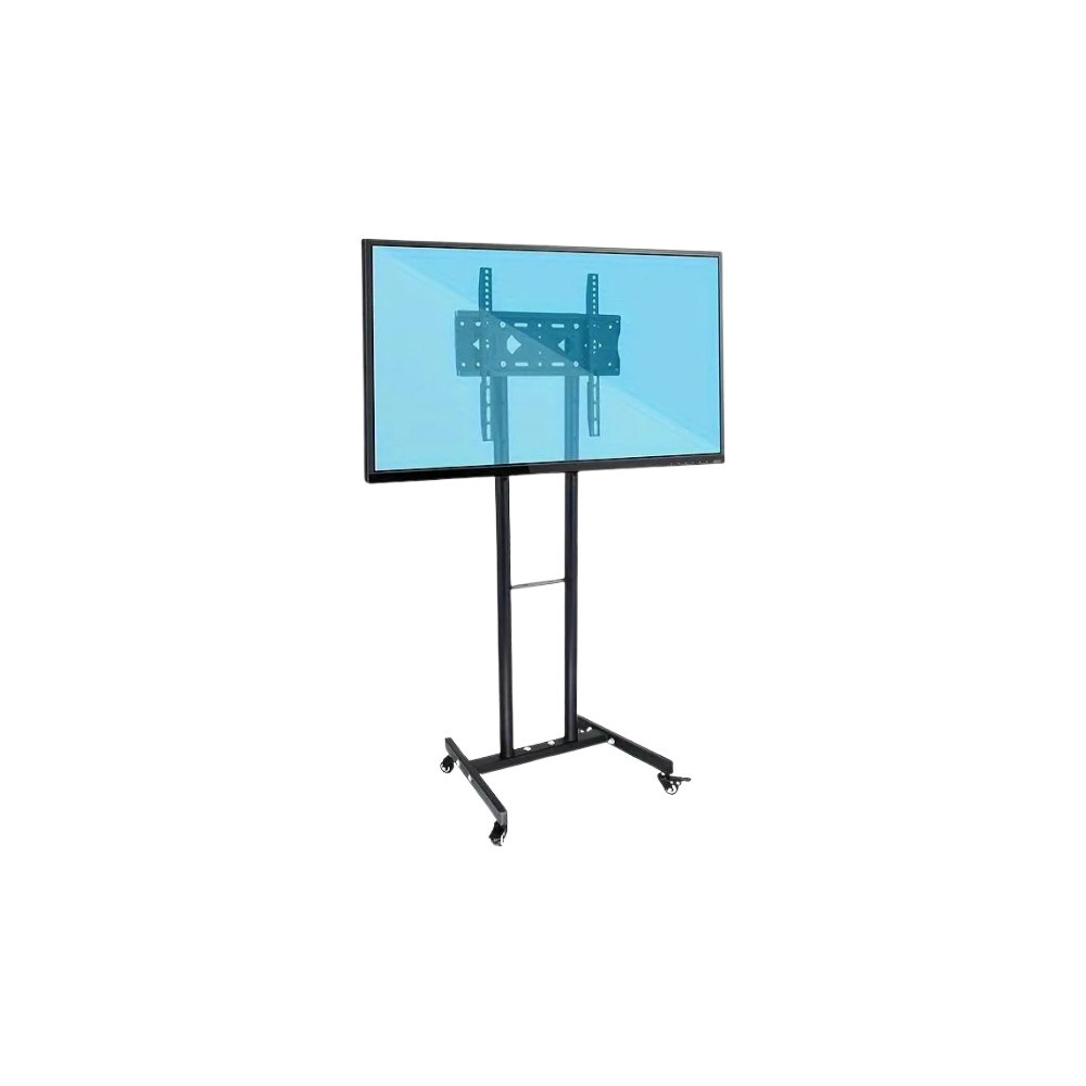 Support Télévision Roulant Mobile Avec Roues Verrouillables Étagère
