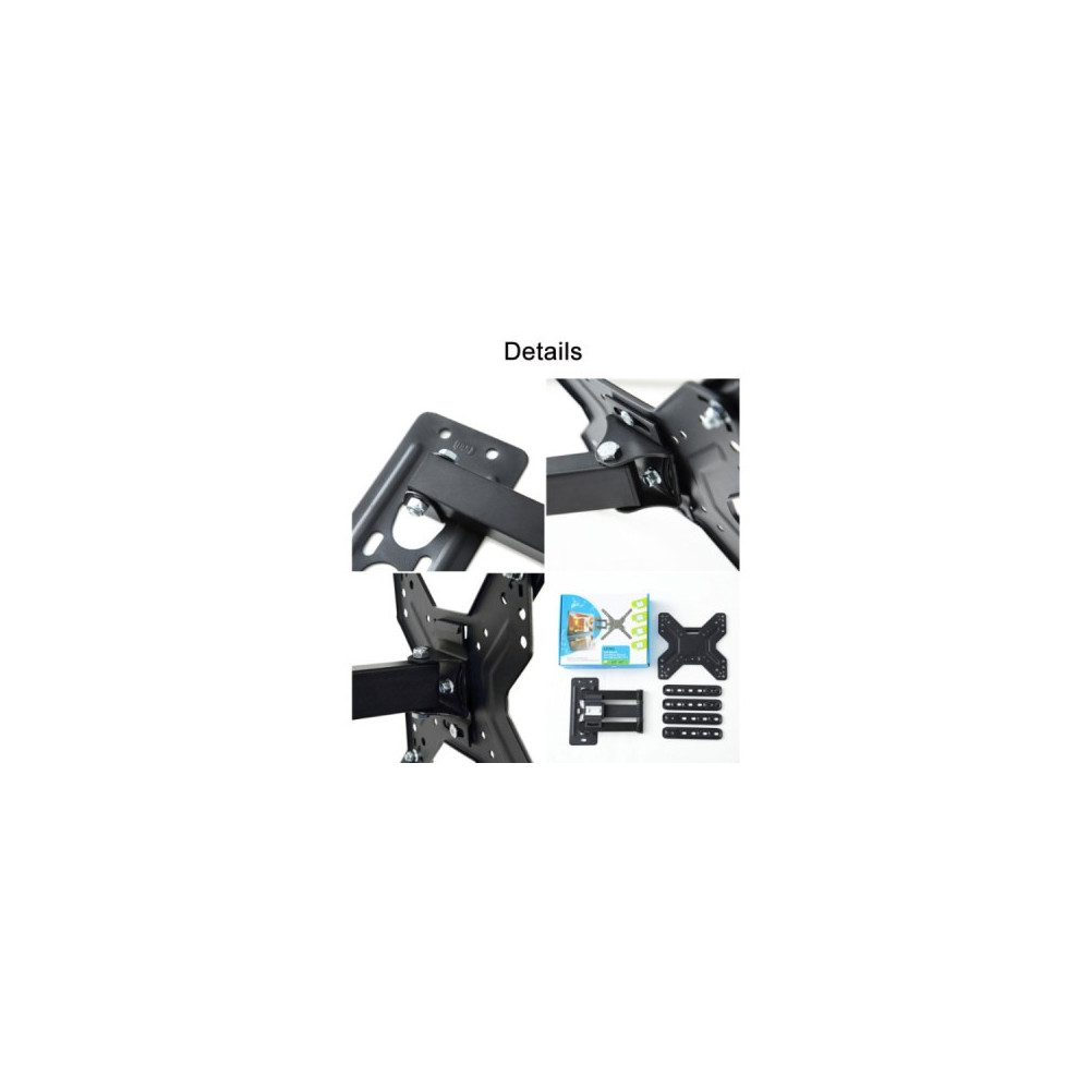 Support de montage mural Télévision ajustable Amely CP302 pour écran plat de 14 "à 42"