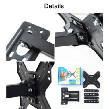 Support de montage mural Télévision ajustable Amely CP302 pour écran plat de 14 "à 42"