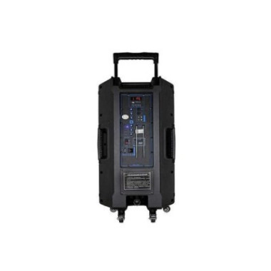 Jiepak JP- D15 - Enceinte Bluetooth Portable + 2 Micros + 1 Télécommande + 1 Chargeur - Noir