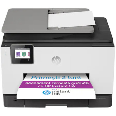 Imprimante Multifonction jet d'encre couleur éligible HP Instant Ink, réseau, sans fil, recto verso, ADF, A4