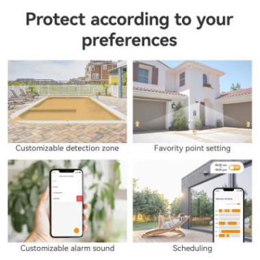 Imou - Caméra IP extérieur WiFi Solaire Avec Batterie Cell 3C All in One 2K 3MP