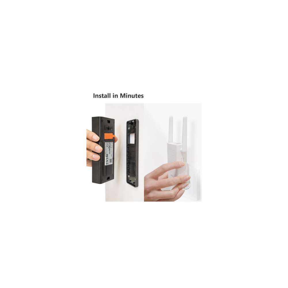 Imou - Kit de caméra WiFi avec sonnerie alimentée par batterie 5MP DB60 Kit