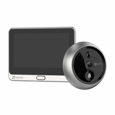Sonnette à judas sans fil, Wi-Fi, vidéo Full HD, Ecran couleur 4,3", batterie