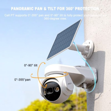 Imou - Caméra IP extérieur WiFi Cell PT 4G 2K 3MP - IPC-K9EP-3T0TE