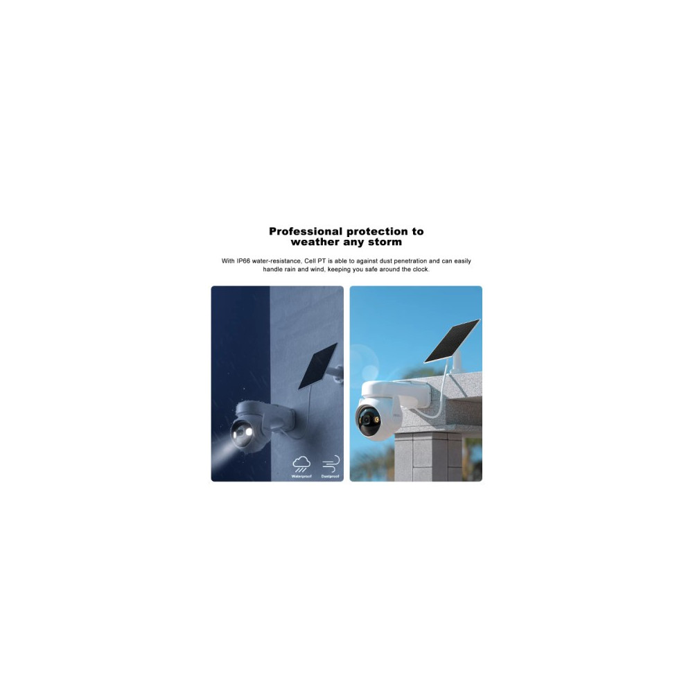 Imou - Caméra IP extérieur WiFi Cell PT 4G 2K 3MP - IPC-K9EP-3T0TE