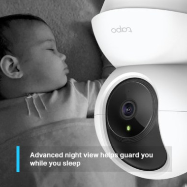 Caméra HD 1080p avec Vision nocturne avancée et Audio bidirectionnel