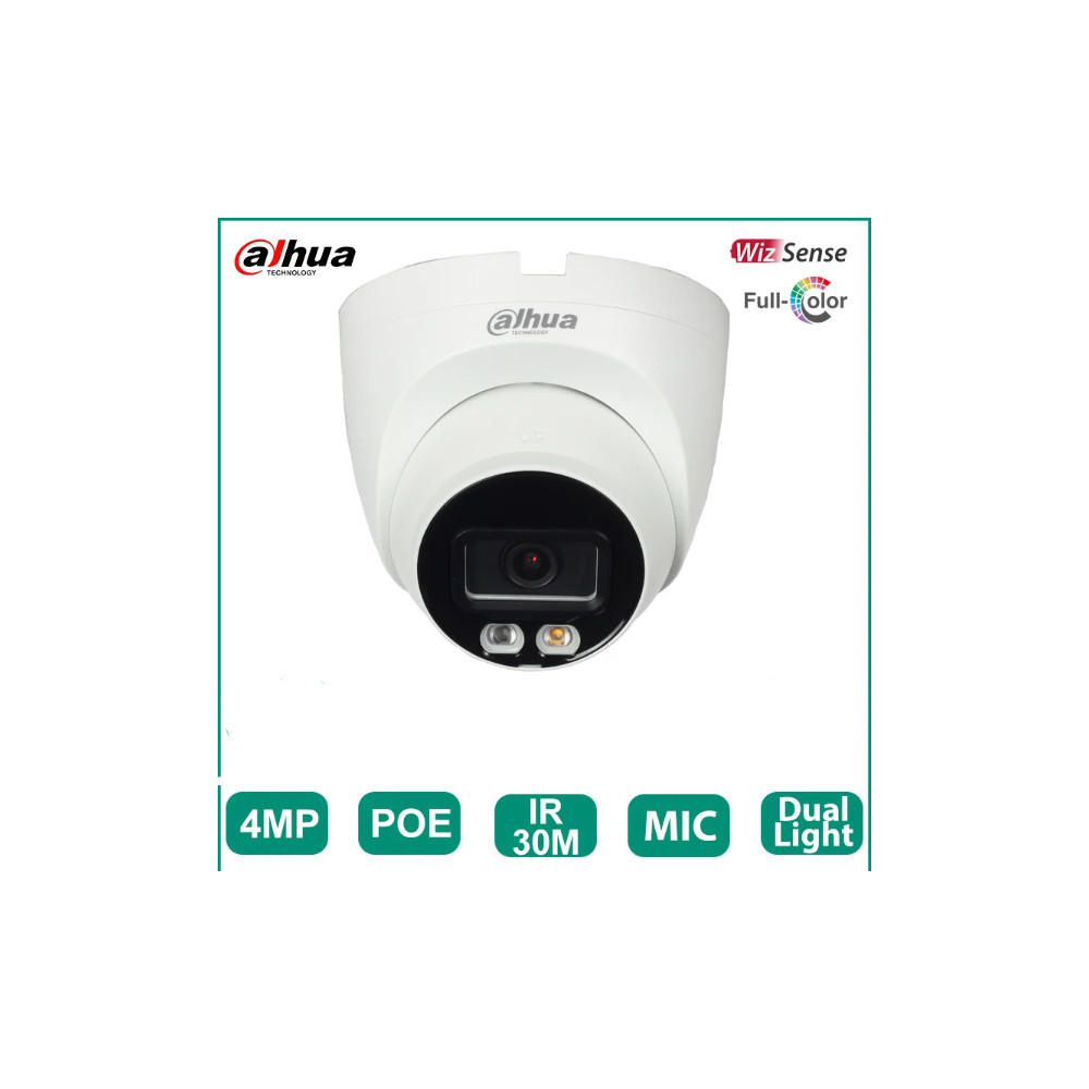 Oeil Caméra IP Intérieure 4 MP Avec Microphone intégré IR couleur à double éclairage
