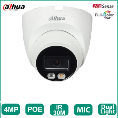 Oeil Caméra IP Intérieure 4 MP Avec Microphone intégré IR couleur à double éclairage