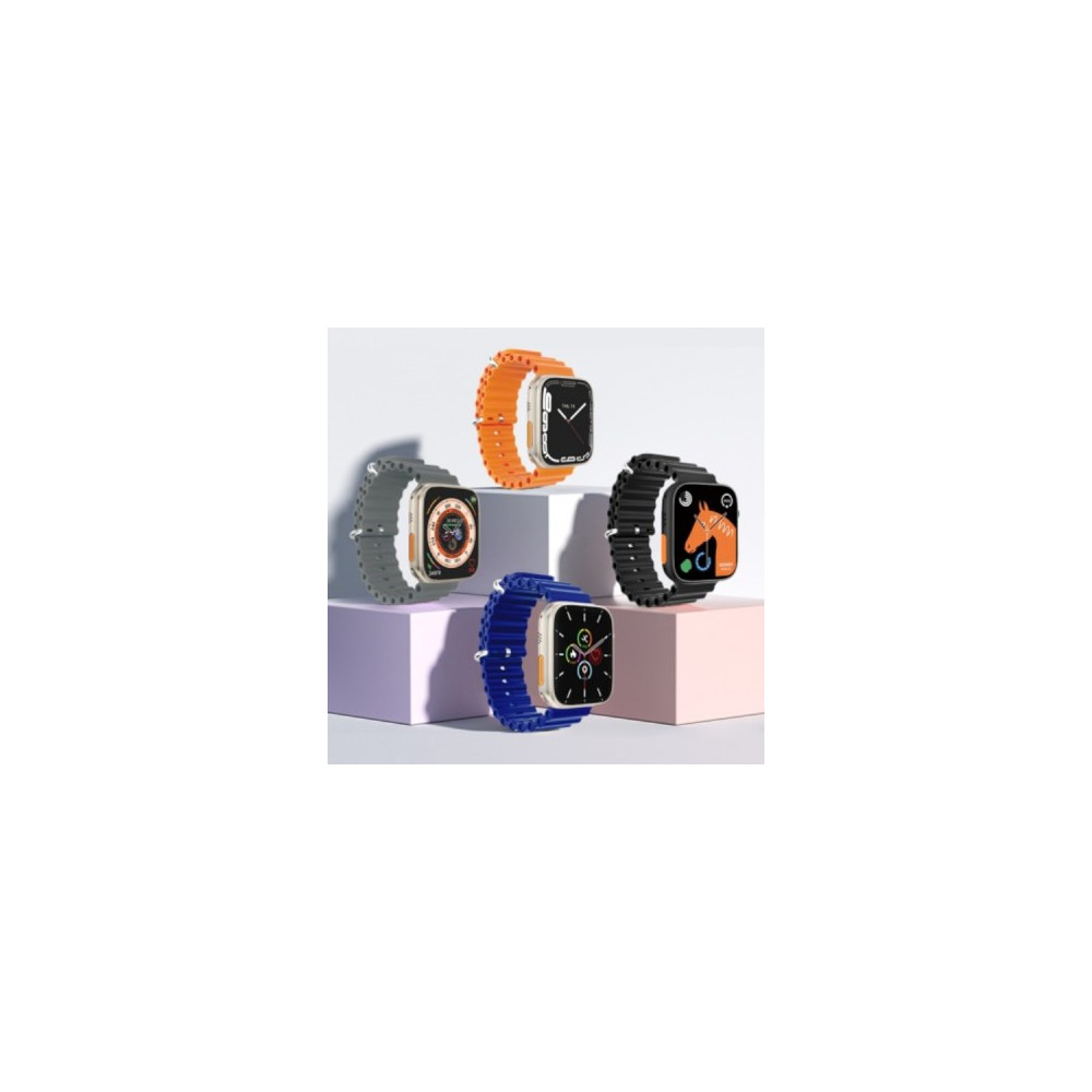 Montre Connectée avec bracelet athlétique, mesure de la fréquence cardiaque, du nombre de pas et appel Bluetooth