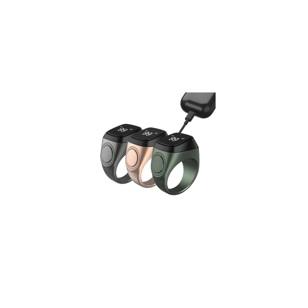 BAGUE INTELLIGENTE POUR ZIKR ET TASBIH ET RAPPELS DE TEMPS DE PRIÈRES