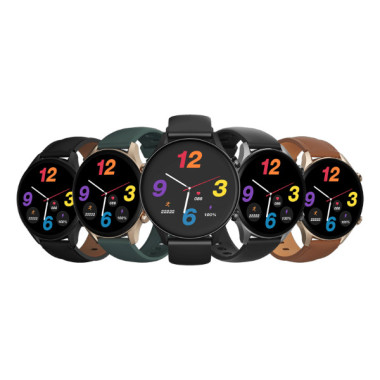 Montre Connectée AMOLED G-tab GT7 black/Silver/Gold