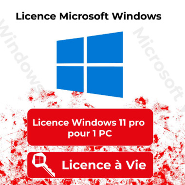 Clé D'activation Windows 11 Pro 1 PC