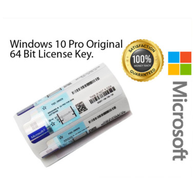 Clé D'activation Windows 10 Pro 1 PC