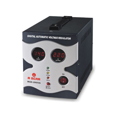 Régulateur de tension automatique Digital 2000VA / 2.0KVA, contrôle par microprocesseur