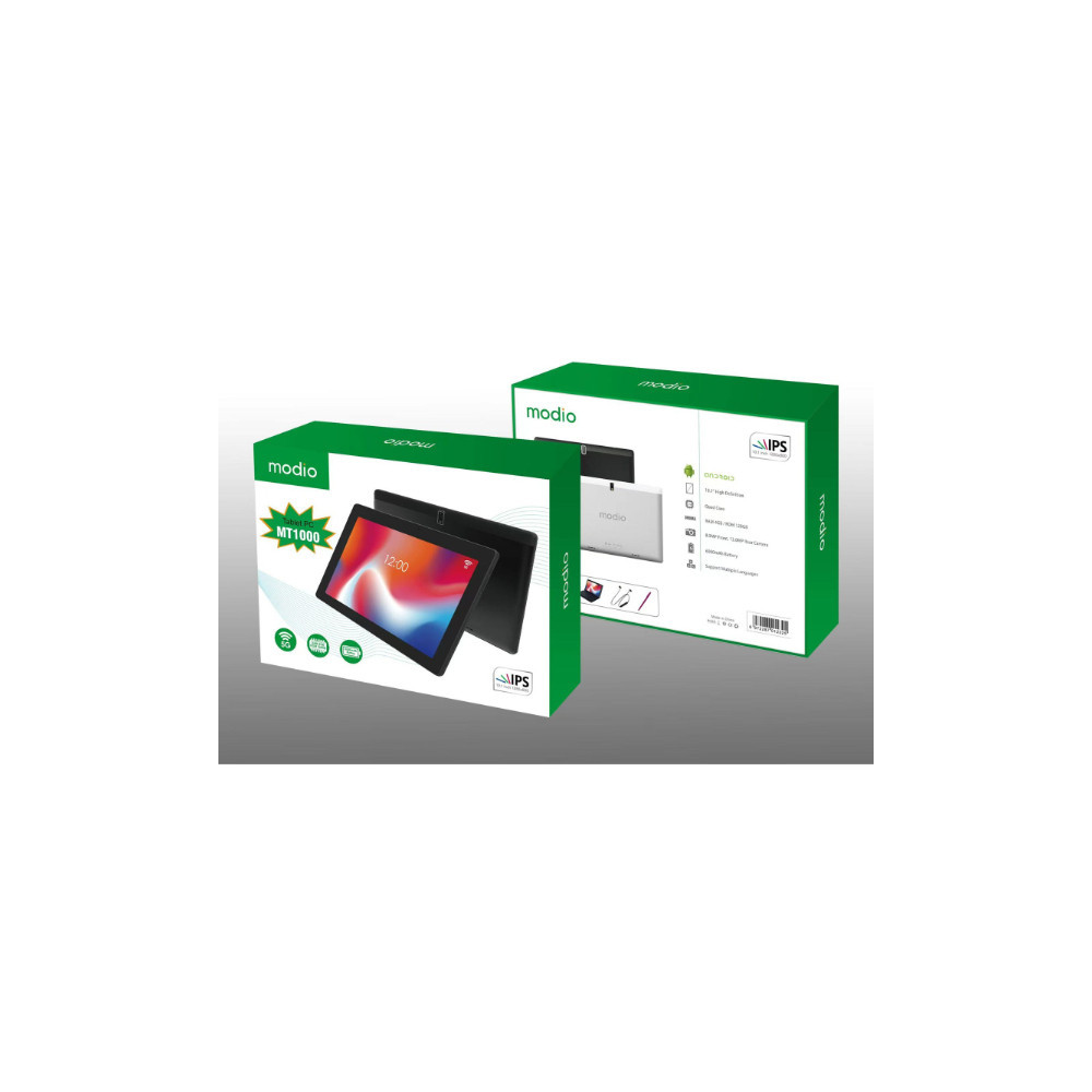 Tablette Modio MT1000 2 Sim 5G + Wifi 4Gb Ram / 128Gb Memoire 10 Pouces