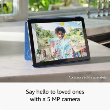 Tablette Amazon Fire HD 10 (2023) Wifi 3Gb Ram, 32Gb Memoire, écran Full HD de 10,1", processeur octa-core.