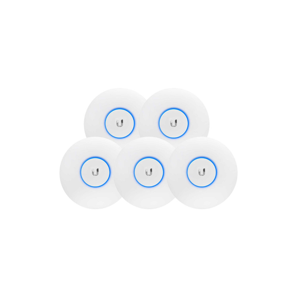 Pack de 5 accès Point WiFi intérieur MIMO A/B/G/N/AC PoE double bande 2,4 et 5 GHz 867 Mbps point d'accès intérieur