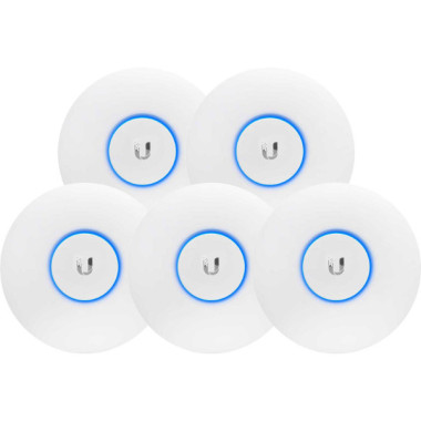 Pack de 5 accès Point WiFi intérieur MIMO A/B/G/N/AC PoE double bande 2,4 et 5 GHz 867 Mbps point d'accès intérieur