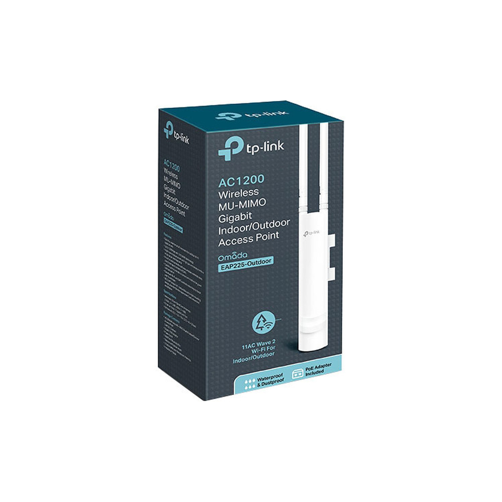 Point d'accès Wi-Fi Dual Band AC1200 (N300 + AC867) Mesh Wave 2 MU-MIMO 2x2 - PoE - Extérieur