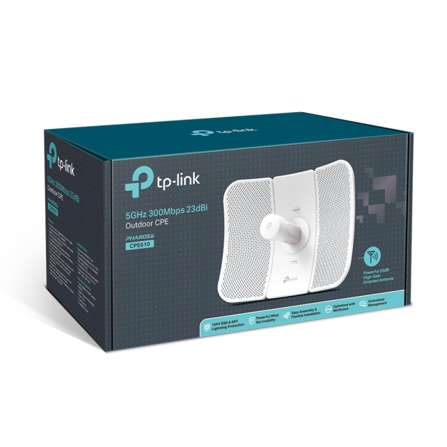 CPE Extérieur 300 Mbps 5 GHz 23 dBi