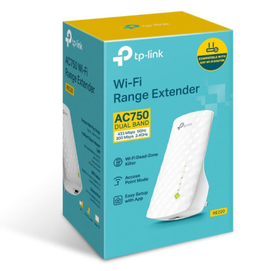 Répéteur de signal WiFi AC750 Mbps Dual-Band (AC450 + N300)
