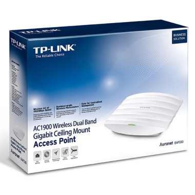 Point d'accès Wi-Fi AC 1900 Mbps Dual Band (AC1300 et N600) PoE Gigabit - Plafonnier