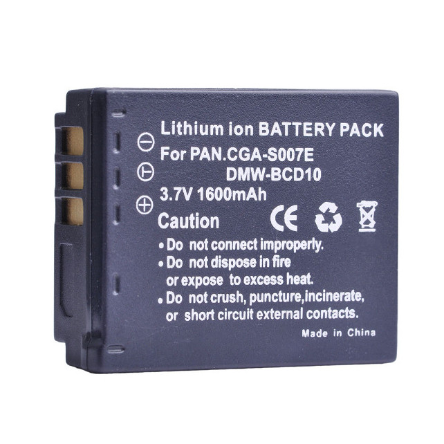 BATTERIE PANASONIC LUMIX CGA-S007