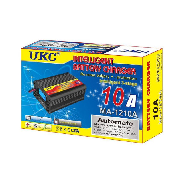 Chargeur Batterie Solaire, Voiture, Moto et Autres UKC 10A / MA-1210A
