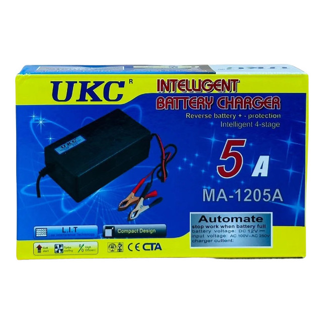 Chargeur Batterie Solaire, Voiture, Moto et Autres UKC 5A / MA-1205A