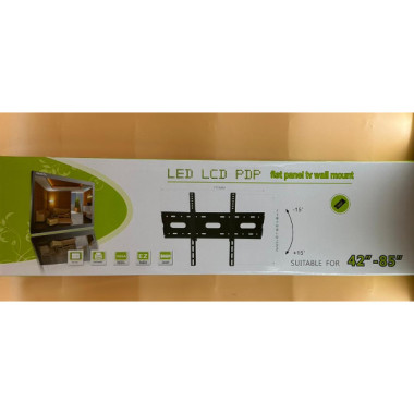 Grand Support Mural Fixe Inclinable et Robuste pour Télévision de 42 à 85 pouces
