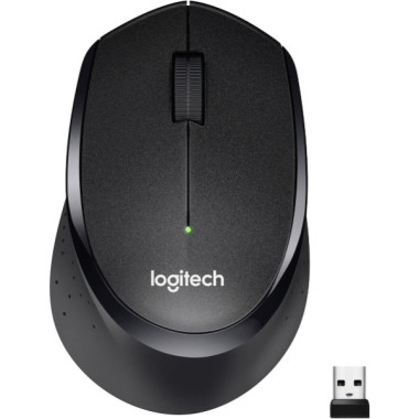 Souris sans fil - droitier - capteur optique 1000 dpi - 3 boutons
