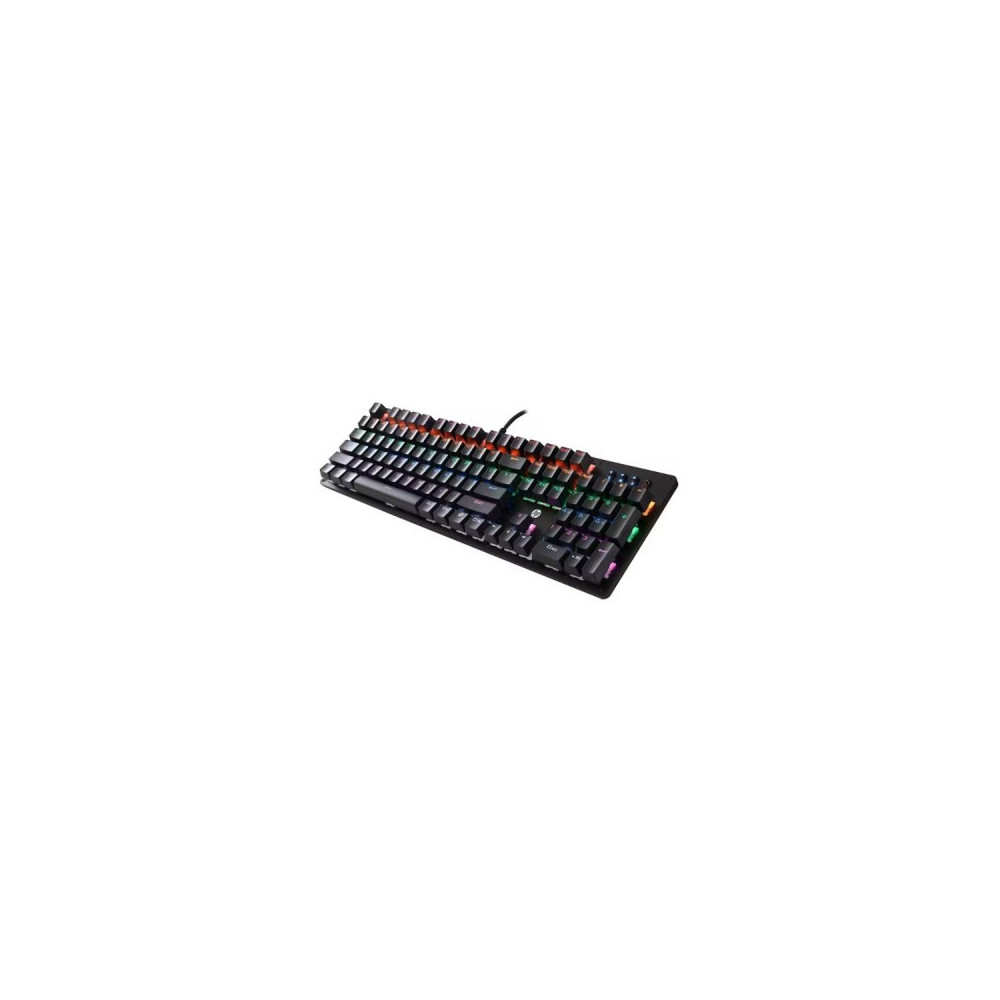 Clavier Gamer avec fil mécanique, résistant à la poussière et aux éclaboussures, touches rétroéclairées RVB, panneau métallique,
