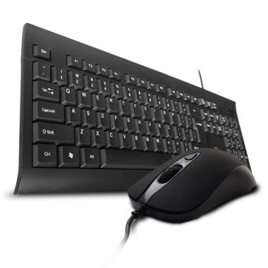 HP Clavier Ordinateur Avec Fil + Souris Original HP KM100