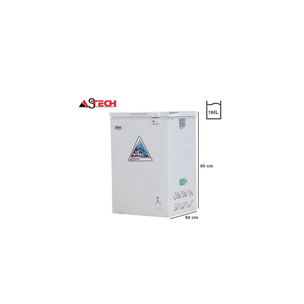 Astech Congélateur Horizontal 160 Litres - CH160IG - Classe A+