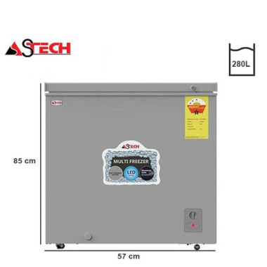 Astech Congélateur Horizontal 280 Litres - CH280W
