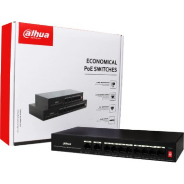 Switch 10 Ports Fast Ethernet Avec 8 Ports PoE