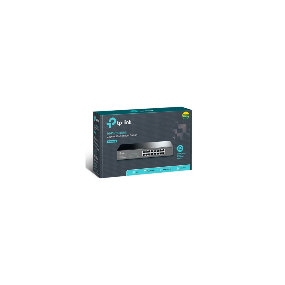 Switch 16 ports Gigabit 10/100/1000 Mbps