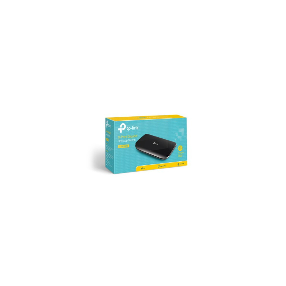 Switch 8 ports Gigabit 10/100/1000 Mbps