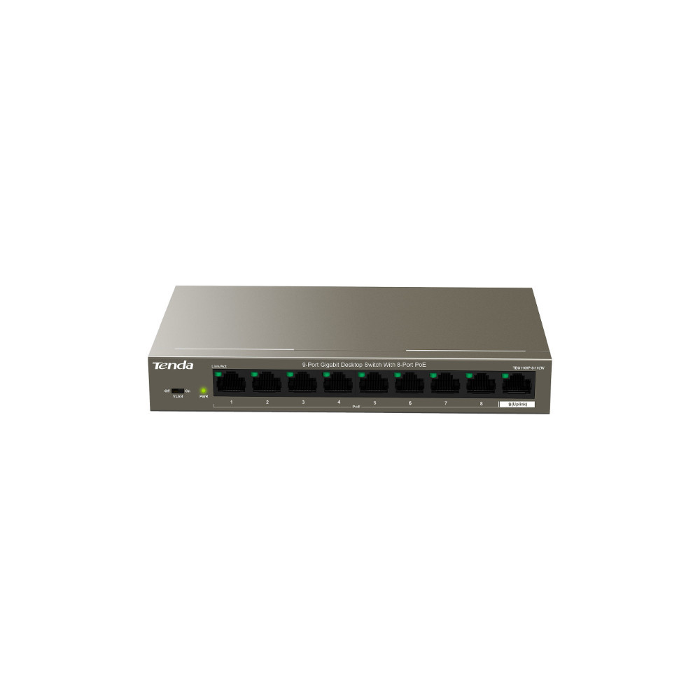 Switch 9 ports Gigabit 10/100/1000 Mbps