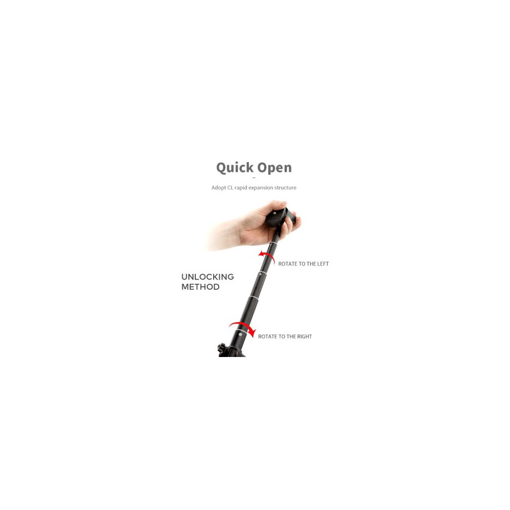 Trépied téléphone avec télécommande Bluetooth