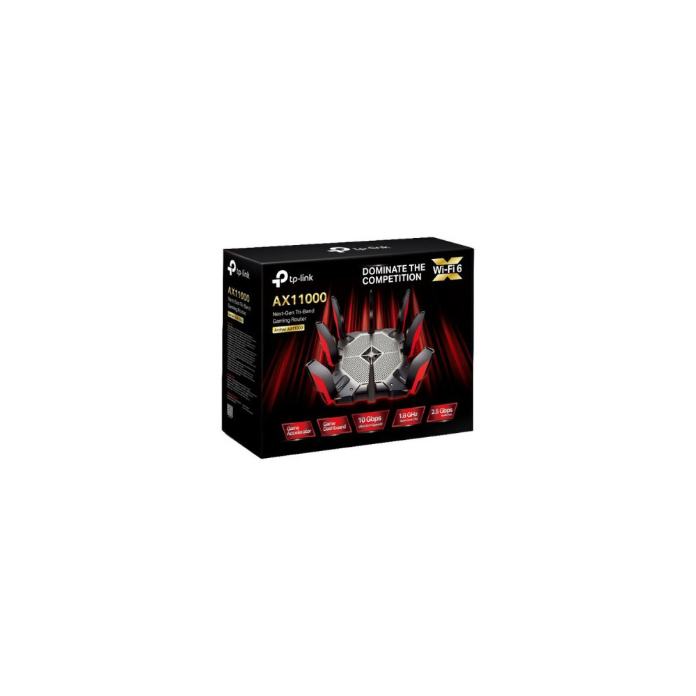 Routeur Gaming WiFi 6 AX11000 1 port WAN 2.5 GbE + 8 ports LAN Gigabit