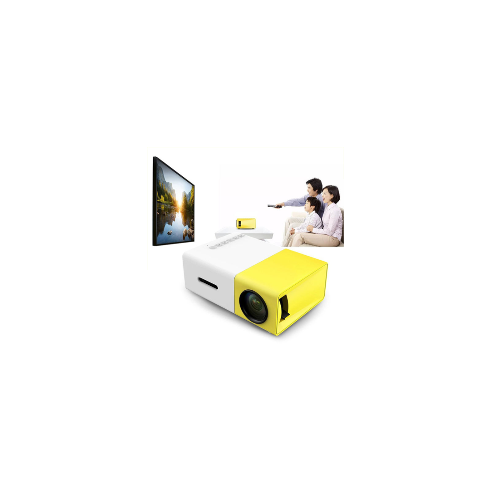 Mini projecteur LED Portable Pro, 480x272 Pixels, compatible HDMI 1080P