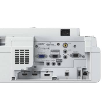 Vidéoprojecteur WXGA - Laser/3LCD - 4000 Lumens - Focale ultra-courte - HDMI/VGA/USB/Ethernet