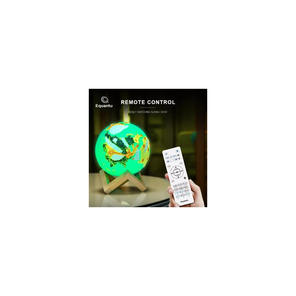 Lampe terrestre colorée Haut-parleur du Coran