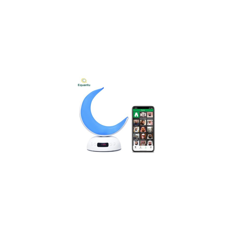 Enceinte Coran Bluetooth en forme de lune EQUANTU SQ902 avec lumière de nuit colorée