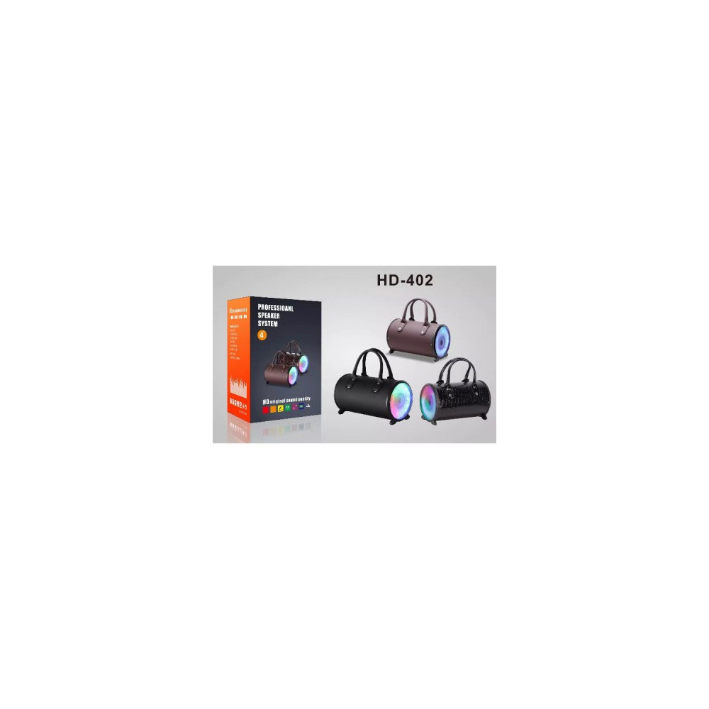 sac à la mode haut-parleur sans fil bluetooth étanche haut-parleur coloré RVB éclairage et son
